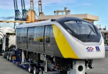 รถไฟฟ้าสายสีเหลือง-ชมพูมาแล้ว แต่อีก 2 ปีค่อยได้ใช้นะ งานนี้นายกฯไปรับถึงที่