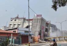 นครมัณฑะเลย์ ประเทศเมียนมา จุดศูนย์กลางแผ่นดินไหว เสียหายหนัก สื่อฯเผยตาย 1 เจ็บนับพัน