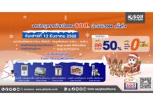 โอกาสสุดท้ายปี 68 ธอส.คัดบ้านมือสองทั่วไทยจัดประมูลใหญ่ ลดราคาสูงสุด 50% พร้อมโปรโมชันพิเศษ พบกันวันเสาร์ที่ 13 ธันวาคม 2568