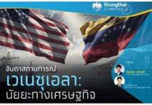 จับตาสถานการณ์เวเนซุเอลา นัยยะทางเศรษฐกิจ ประเมินผลกระทบทางตรงต่อเศรษฐกิจไทยผ่านช่องทางการค้า