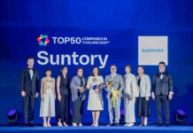 ซันโทรี่ เบเวอเรจ แอนด์ ฟู้ด ประเทศไทย และซันโทรี่ เป๊ปซี่โค ประเทศไทย จับมือคว้ารางวัล Top50 Companies in Thailand 2026 บริษัทที่คนรุ่นใหม่อยากทำงานด้วยมากที่สุด