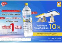 SUSCO จับมือ KTC เสิร์ฟความสดชื่น จัดโปรฯ สุดคุ้ม!