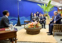 นายกฯ ย้ำไทยเดินหน้าสันติภาพกับกัมพูชาบนพื้นฐานการเจรจาและความไว้วางใจ พร้อมส่งเสริมความร่วมมือและเสถียรภาพของภูมิภาคอย่างสร้างสรรค์ พบ “ฮุน มาเนต” ครั้งแรกหลัง ครม.ยกเลิก MOU 44