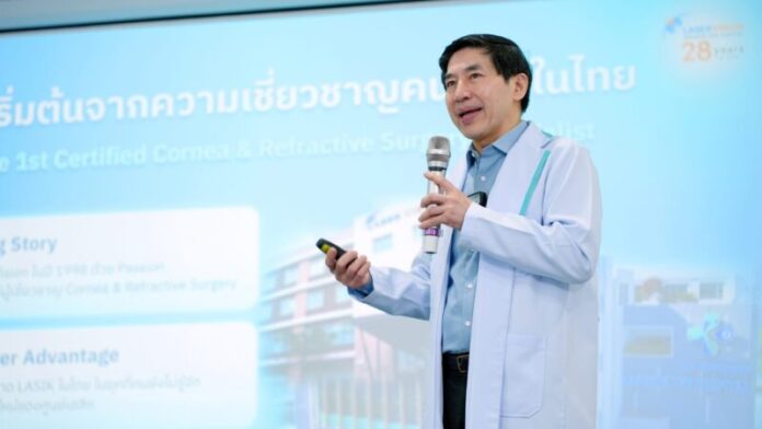 รศ.นพ.อนันต์ วงศ์ทองศรี ประธานเจ้าหน้าที่บ