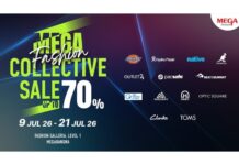เมกาบางนา ชวนเติมเต็มทุกลุคกับ “MEGA FASHION COLLECTIVE SALE” คัดสรรแฟชั่นไอเทมและไลฟ์สไตล์แบรนด์ดัง ลดสูงสุด 70% ตั้งแต่วันที่ 9-21 ก.ค.69