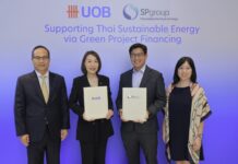 ยูโอบี สนับสนุนการขยายธุรกิจโซลูชันพลังงานยั่งยืนของ SP Group ในประเทศไทยด้วยสินเชื่อโครงการสีเขียว