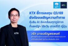 กรุงไทย เอ็กซ์สปริง ชี้การลงทุน Q3/69 ยังต้องเผชิญความท้าทาย หุ้นธีม AI ขับเคลื่อนทุกภูมิภาค ทั้งสหรัฐฯ ไต้หวัน เกาหลีใต้ ญี่ปุ่น
