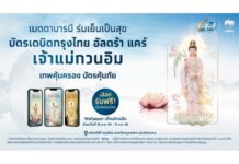 เปิดตัวบัตรเดบิตสายมูใหม่ “กรุงไทย อัลตร้า แคร์ เจ้าแม่กวนอิม” ภายใต้แนวคิด “เทพคุ้มครอง บัตรคุ้มภัย”
