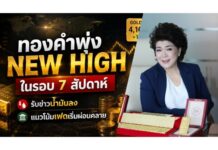 YLG ชี้ทองคำพุ่ง New High ในรอบ 7 สัปดาห์ รับข่าวน้ำมันลง-แนวโน้มเฟดเริ่มผ่อนคลาย คาดใกล้จบรอบปรับฐาน