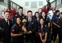 นายกฯ ชื่นชมทัพวอลเลย์บอลหญิงไทย ย้ำรัฐบาลพร้อมหนุนต่อเนื่อง พัฒนาศักยภาพนักกีฬาไทยสู่เวทีสากล