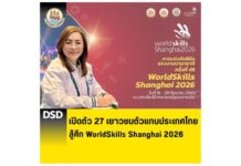 เปิดตัว 27 เยาวชนตัวแทนประเทศไทย สู้ศึก WorldSkills Shanghai 2026 วันที่ 16-28 ก.ย.69