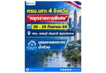 หยุดราชการพิเศษ 28-29 ก.ย.69 ใน 4 จังหวัด บรรเทาจราจรในพื้นที่น้ำท่วม บริการออนไลน์เปิดปกติ รัฐวิสาหกิจ เอกชน พิจารณาความจำเป็นและเหมาะสม