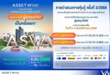 ASW เตรียมเสนอขายหุ้นกู้ต่อประชาชนทั่วไปครั้งแรก ดอกเบี้ยระหว่าง 5.25-5.90% ต่อปี คาดเปิดจองซื้อ 2-4 พ.ย.นี้ ชูเรทติ้งองค์กร BBB ตอกย้ำการเงินแข็งแกร่ง โตต่อเนื่อง